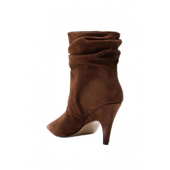 NEW ALEXANDRE BIRMAN women's tati slouch bootie in brown - Picture 3 of 4